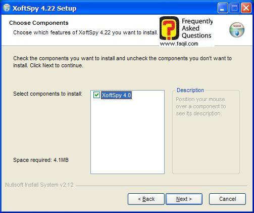 מסך התקנה,תוכנת XoftSpy 4.2