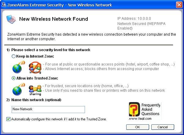 אם יש לכם רשת אלחוטית, ZoneAlarm Extreme Security-חומת אש ואנטיוירוס