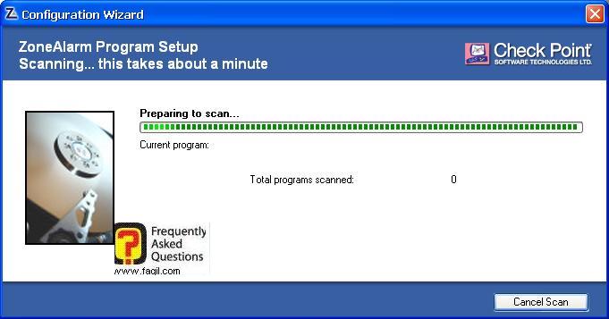 ההתקנה החלה, ZoneAlarm Extreme Security-חומת אש ואנטיוירוס